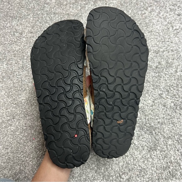 Birkenstock Papillio Mayari Floral Sandals Toe Loop Womens Size 9 40 - Picture 7 of 8